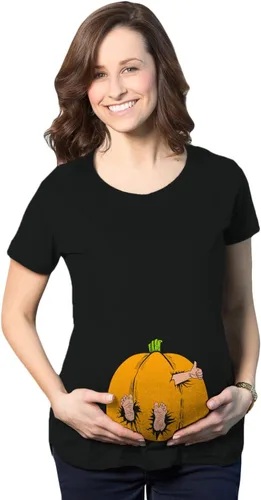 Vista 16 de Playera de disfraz para Halloween, diseño chistoso de esqueleto de bebé, para embarazadas, para madres. Bebé (varón)