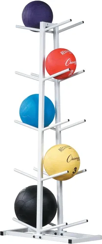 Vista 8 de Champion Sports Medicine Ball Storage – Durable Racks & Trees for Organized Gym, Fitness & Sports Storage