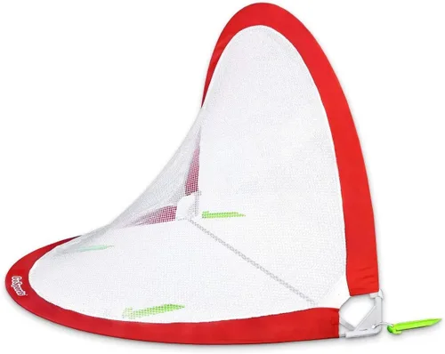 Vista 7 de GoSports Porterías de fútbol portátiles desplegables para patio trasero – Niños y adultos – Juego de dos redes con conos de entrenamiento