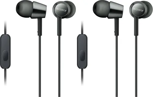 Vista 9 de Sony MDREX155AP Auriculares intrauditivos / auriculares con micrófono para llamadas telefónicas, negro (MDR-EX155AP / B)
