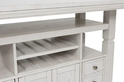 Vista 18 de Signature Design By Ashley Robbinsdale - Mesa de comedor de 72 pulgadas de altura de mostrador con almacenamiento de isla de cocina, sólidos