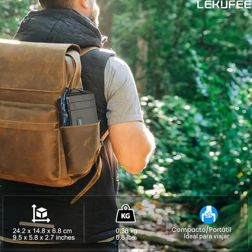 Vista 4 de Lekufee Funda rígida impermeable de viaje para Insta360 GO 3S/3, cámara de acción, cámara de vlogging y accesorios (solo funda)