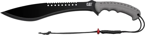 Vista 3 de Cat Machete con funda de correa para el hombro, 19 pulgadas, cuchillo de hoja de acero inoxidable con mango de herramienta ergonómico y cómodo