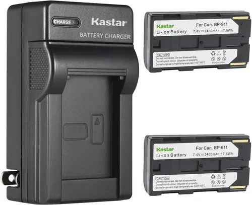 Vista 5 de Kastar Reemplazo del cargador de batería de pared de CA para Canon BP-911 BP-911K BP-914 BP-915, BP-930 BP-935, BP-925, BP-945 BP-950 BP-950G
