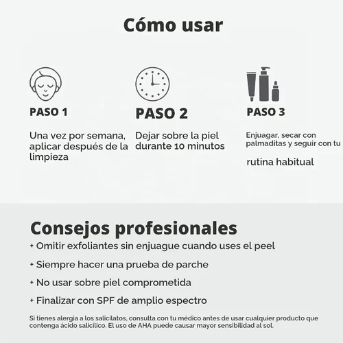 Vista 4 de Paula's Choice Skin Perfecting 25% AHA + 2% BHA Exfoliante Peel, sin fragancia y sin parabenos, 1 onza