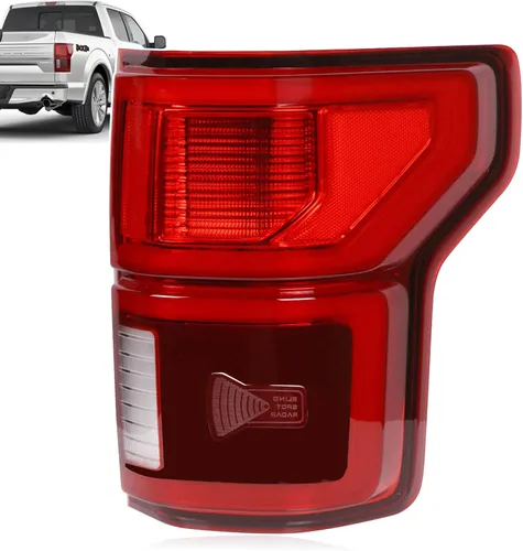 Vista 8 de Luz Trasera LED con Punto Ciego Compatible con Ford F150 2018 2019 2020 Lado Izquierdo del Conductor Luz Trasera Lámpara de Freno Trasero Ensamblaje