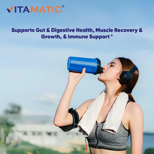 Vista 7 de Vitamatic Calostro bovino + colágeno en polvo, suplemento para la salud intestinal, crecimiento del cabello, belleza, recuperación muscular y apoyo