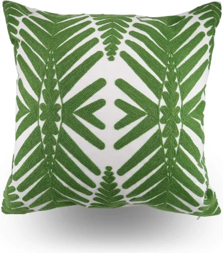 Vista 27 de Fundas de almohada bordadas, 4 girasoles de 18 x 18 pulgadas, diseño floral, 100% algodón, decoración del hogar, flores amarillas, 17.7 x 17.7 in, 1