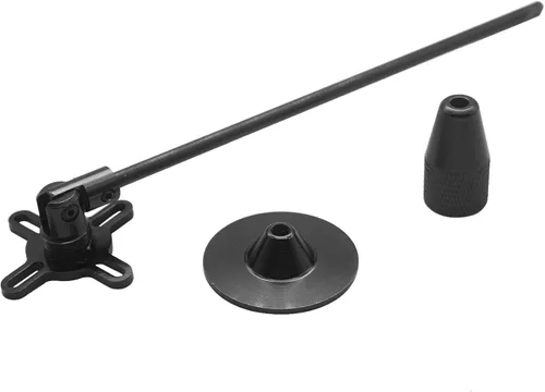 Vista 2 de Aleación de aluminio RC GPS Brújula Antena Base plegable Soporte de montaje fijo para RC DIY Quadcopter Multicopter (negro)