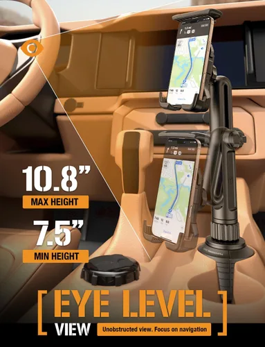 Vista 7 de ToughTested Talon Boom 2.0 - Soporte para tablet para automóvil, soporte de iPad resistente para camión, RV, soporte de teléfono ajustable, brazo