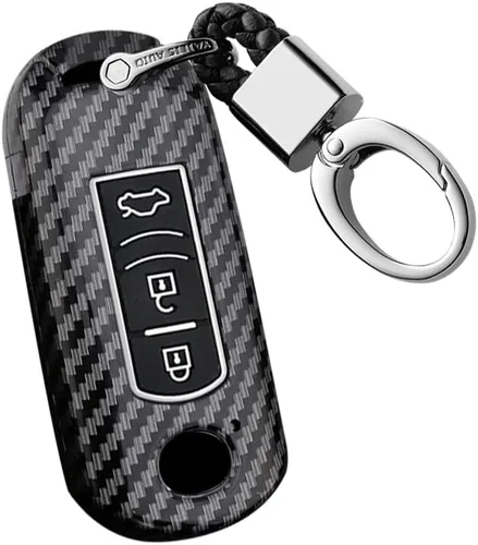 Vista 9 de ontto Funda para llave de coche con llavero para Mazda 2 3 5 6 2017 CX-4 CX-5 CX-7 CX-9 CX-3 CX 5 Accesorios