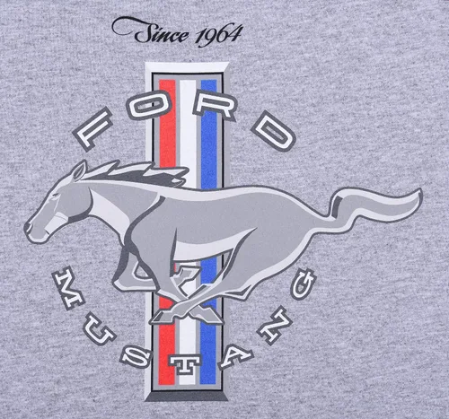 Vista 3 de JH DESIGN GROUP Camiseta Ford Mustang Classic Emblem para mujer en 5