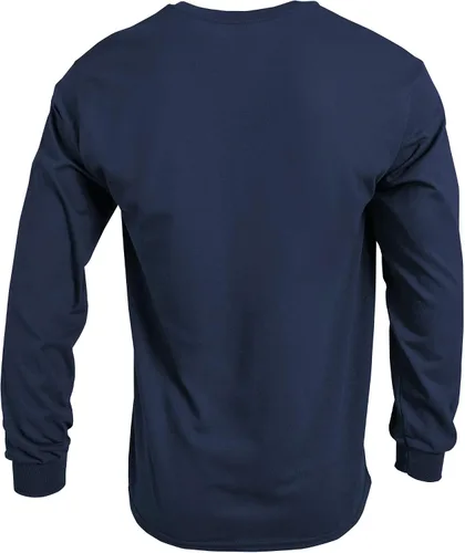 Vista 4 de Gildan Ultra Cotton Camiseta de manga larga de algodón para hombre, estilo G2400, paquete múltiple