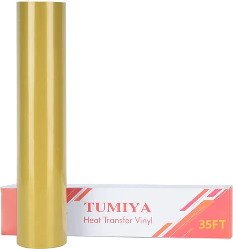 Vista 12 de TUMIYA - Rollo de vinilo para transferencia de calor (100.1 x 14.8 ft, vinilo adhesivo brillante HTV (rosa)