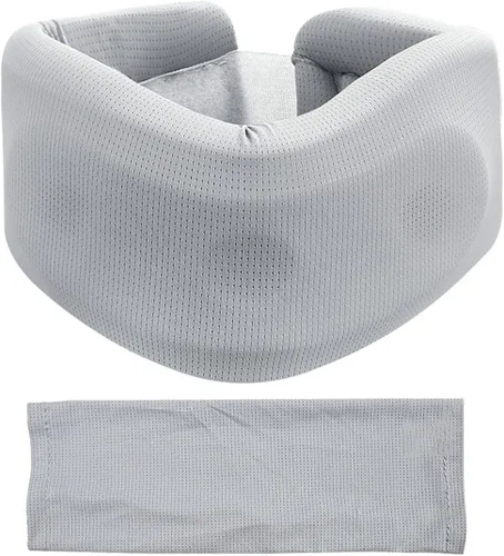 Vista 8 de Soporte de cuello para dolor de cuello y apoyo, soporte cervical de espuma suave para dormir, transpirable, soporte para el cuello mantiene
