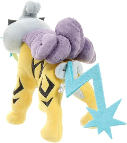 Vista 2 de Sanei Pokemon All Star Series - PP62 - Raikou Stuffed Plush