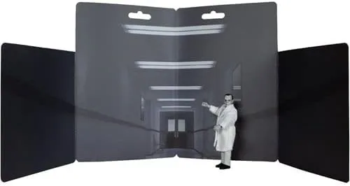 Vista 6 de Bif Bang Pow! The Twilight Zone Doctor Bernardi - Figura de 3 3/4 pulgadas Serie 5