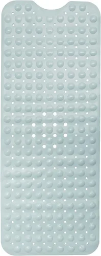 Vista 40 de ENKOSI Tapete de baño antideslizante, extra largo de 40 x 16 pulgadas, tapete antideslizante grande para bañera y ducha con ventosas y agujeros