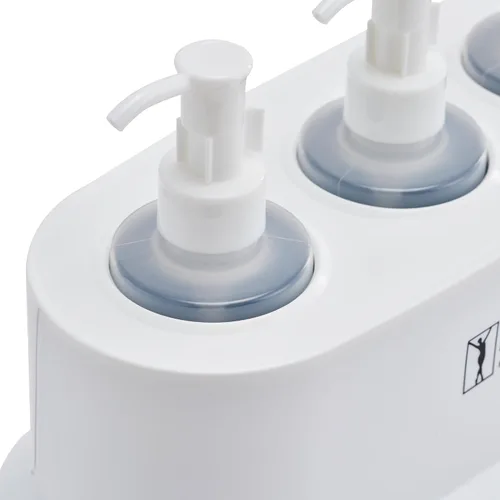 Vista 3 de Master Massage Aceite de masaje de tres botellas, loción, calentador de crema con botellas vacías, dispositivo de calefacción de crema de masaje