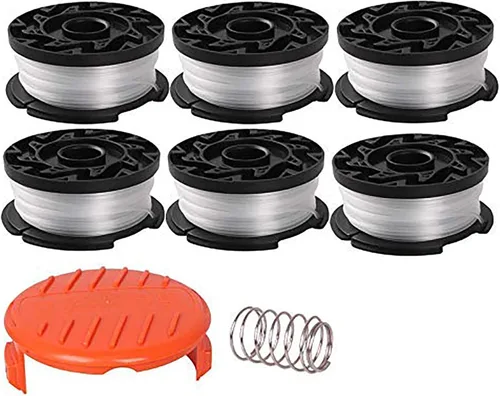 Vista 12 de THTEN AF-100 - Cuchillas de repuesto para recortadoras de césped compatibles con Black & Decker GH600, GH610, GH900, GH912, paquete de 18