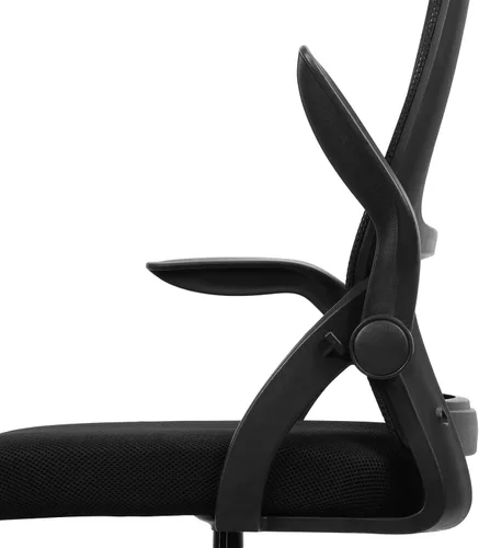 Vista 8 de Silla de oficina ergonómica, silla de juegos de PC, silla giratoria de malla ajustable para computadora, silla de oficina con reposacabezas