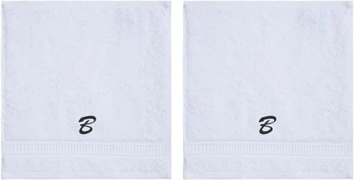 Vista 26 de Toallas con monograma, lujosas toallas personalizadas de algodón turco genuino para baño, cocina, hotel, spa, gimnasio y dormitorio universitario