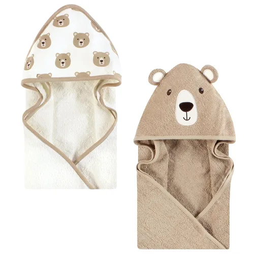 Vista 79 de Hudson Baby Toalla con capucha unisex de algodón con cara de animal para bebé, cocodrilo, talla única