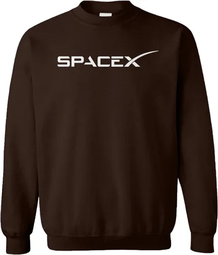 Vista 12 de Tcombo SpaceX - Sudadera unisex con cuello redondo Outer Space Negro