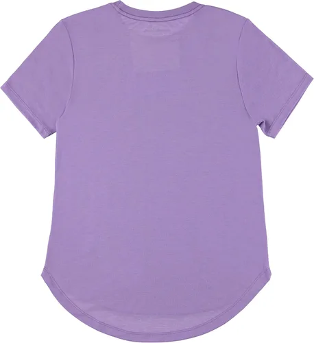 Vista 2 de Nickelodeon Camisa de moda para mujer de los años 90, Rugrats, Angelica and Chuckie - Camiseta de manga corta con dobladillo curvado delantero