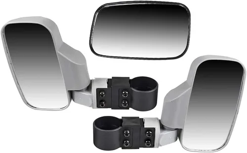 Vista 11 de NICHE Combo de espejo retrovisor negro Breakaway para Offroad UTV barra de jaula enrollable de 1.75 pulgadas