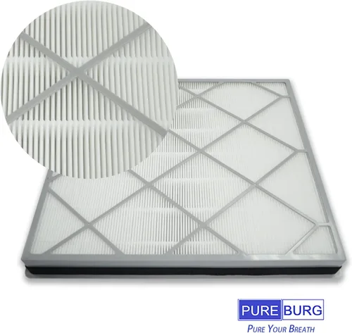 Vista 4 de PUREBURG Filtro de repuesto compatible con purificadores de aire Shark HE401 y HE402 HE405 HE4FKPET, carbón activado HEPA H13 filtración de 4