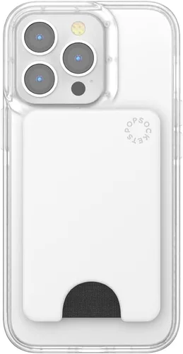 Vista 3 de PopSockets - Cartera de teléfono para MagSafe, tarjetero con agarre, color blanco