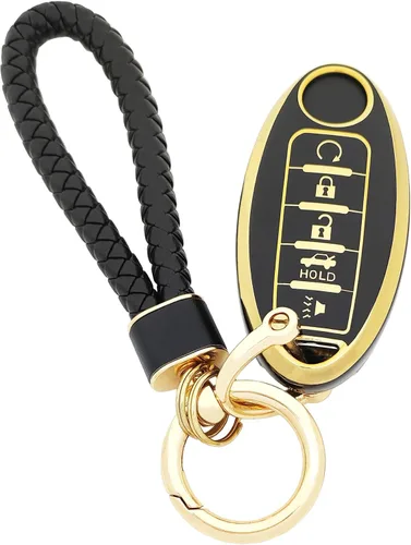 Vista 45 de Funda para Llavero de Coche Llavero Funda de Llave de TPU Suave Carcasa de Protección Portallaves Accesorios
