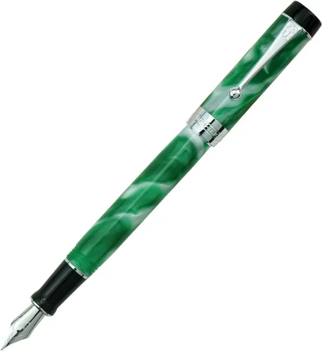 Vista 31 de Jinhao 100 - Pluma estilográfica de estilo clásico en celuloide, instrumento de escritura suave con punta #6, juego de pluma con convertidor