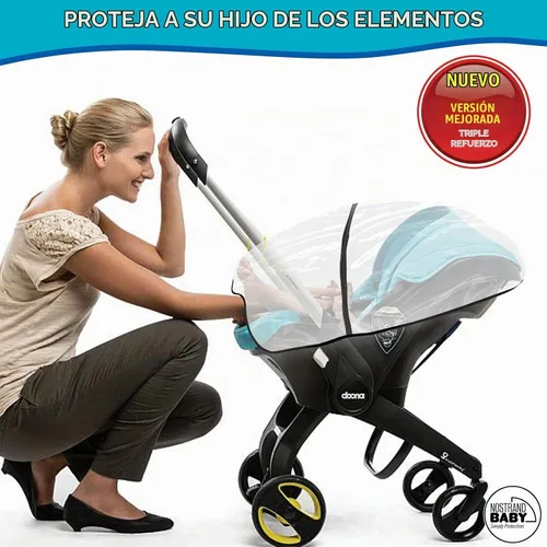 Vista 4 de Cubierta universal impermeable para asiento de coche para bebé, protege del polvo de nieve