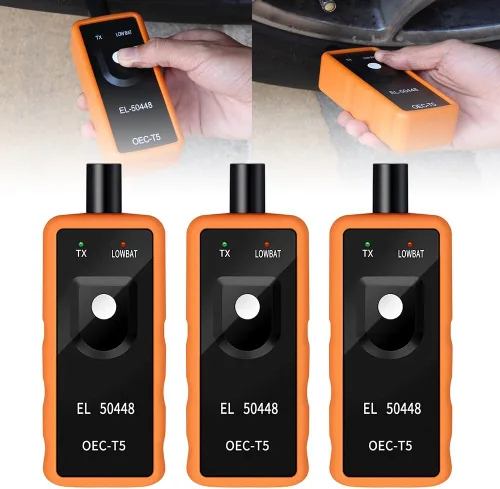 Vista 8 de EL-50448 TPMS Herramienta de reaprendizaje para sensor de neumáticos GM, herramienta de reinicio de activación de sensor de presión de neumáticos