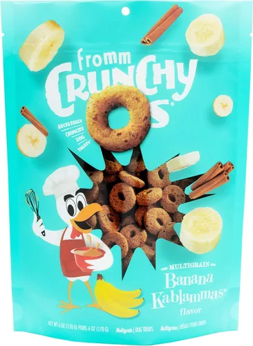 Vista 27 de Fromm Crunchy Os Bacon Blasters - Golosinas para perros con sabor a tocino, golosinas crujientes prémium para perros, receta de tocino, 6 onzas