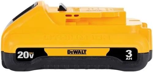 Vista 9 de DEWALT Paquete de batería de 20V MAX con cargador, 3 Ah, tiempo de funcionamiento extra largo (DCB230C)