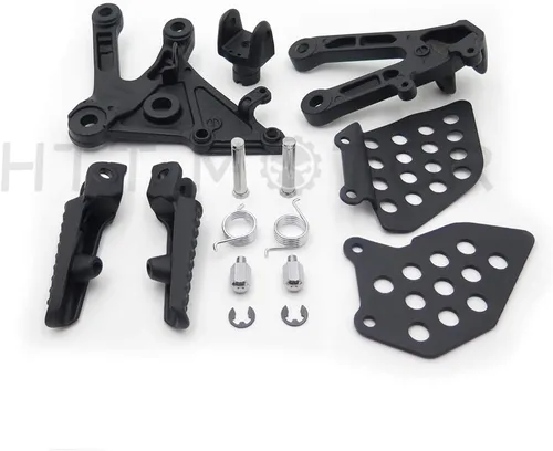 Vista 3 de MT390-007-BK Soporte de clavijas de pie delantero negro compatible con Cbr600Rr 2003 2004 2005 2006