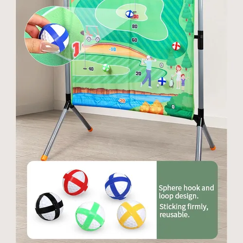 Vista 7 de Juego de croquet de golf para actividades familiares al aire libre para todas las edades, desarrollo de habilidades motoras, juego de croquet