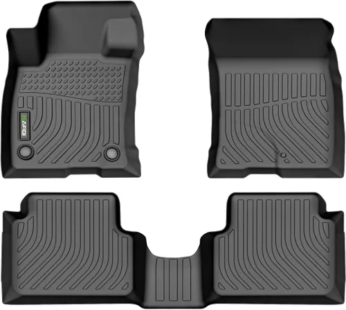 Vista 15 de HAFIDI® - Tapetes para auto con almacenamiento debajo del asiento, para todo clima, antideslizantes, de elastómero termoplástico, para la primera