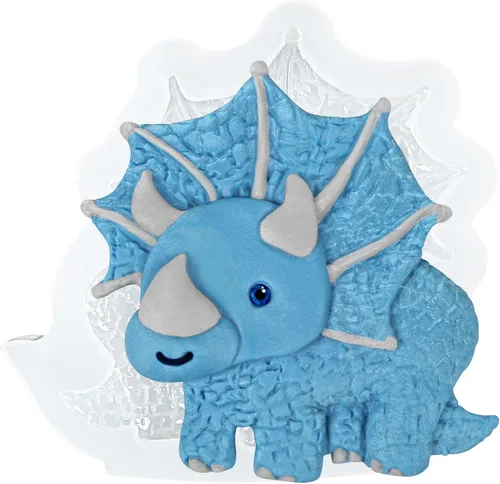 Vista 10 de Funshowcase Molde de silicona para fondant de dinosaurio Carcharodontosaurus 2.6inch Carcharodontosaurus 2.6 pulgadas de alto