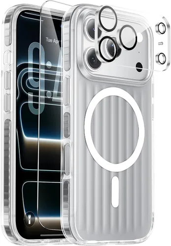 Vista 97 de Funda magnética diseñada para iPhone 11, [probada contra caídas de grado militar] [compatible con MagSafe] Funda protectora delgada translúcida mate