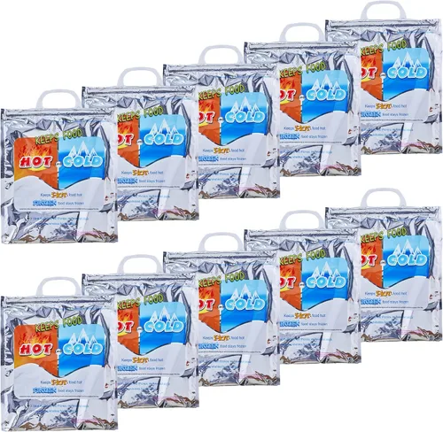 Vista 49 de Superio Bolsas Aisladas Calientes y Frías para Entrega de Alimentos, Bolsas de Compras de Comestibles, Almacenamiento de Alimentos para Comida