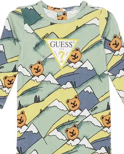 Vista 2 de GUESS Baby-boys - Algodón orgánico con estampado de pies