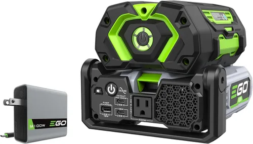 Vista 8 de EGO POWER+ Inversor Portátil, 150W, Generador de Inversor de Potencia, Silencioso, Batería y Cargador No Incluidos - PAD1500