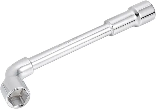 Vista 5 de uxcell Llave hexagonal en forma de L métrica de 0.236 in cromada, Cr-V