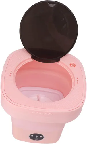 Vista 6 de Cryfokt Lavadora, 6.5L Enchufe en Arandela 100‑240V Plegable para el Hogar (enchufe EE.UU.)