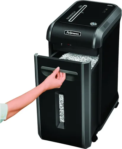 Vista 5 de Fellowes Powershred 4609001 Trituradora de alta potencia, con capacidad de hasta 14 hojas de 99 ms, de micro-cortes, con reversa automática.