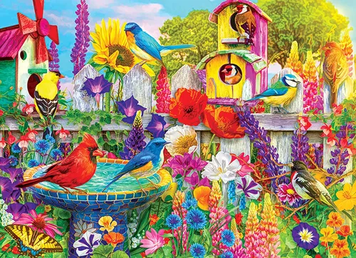 Vista 8 de RoseArt - Paleta de colores - Diversión en globo - Rompecabezas de 1000 piezas para adultos